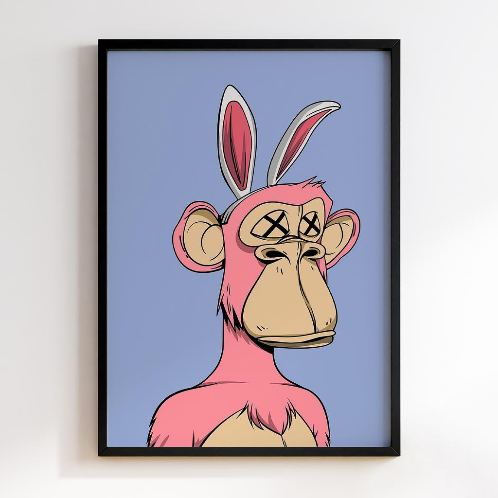 Постер Graffiti Pop-Art NFT Monkey GPA324