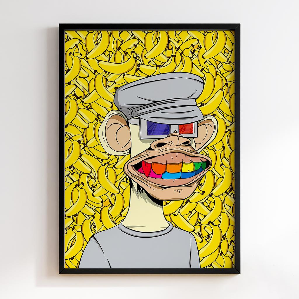 Постер Graffiti Pop-Art NFT Monkey GPA326