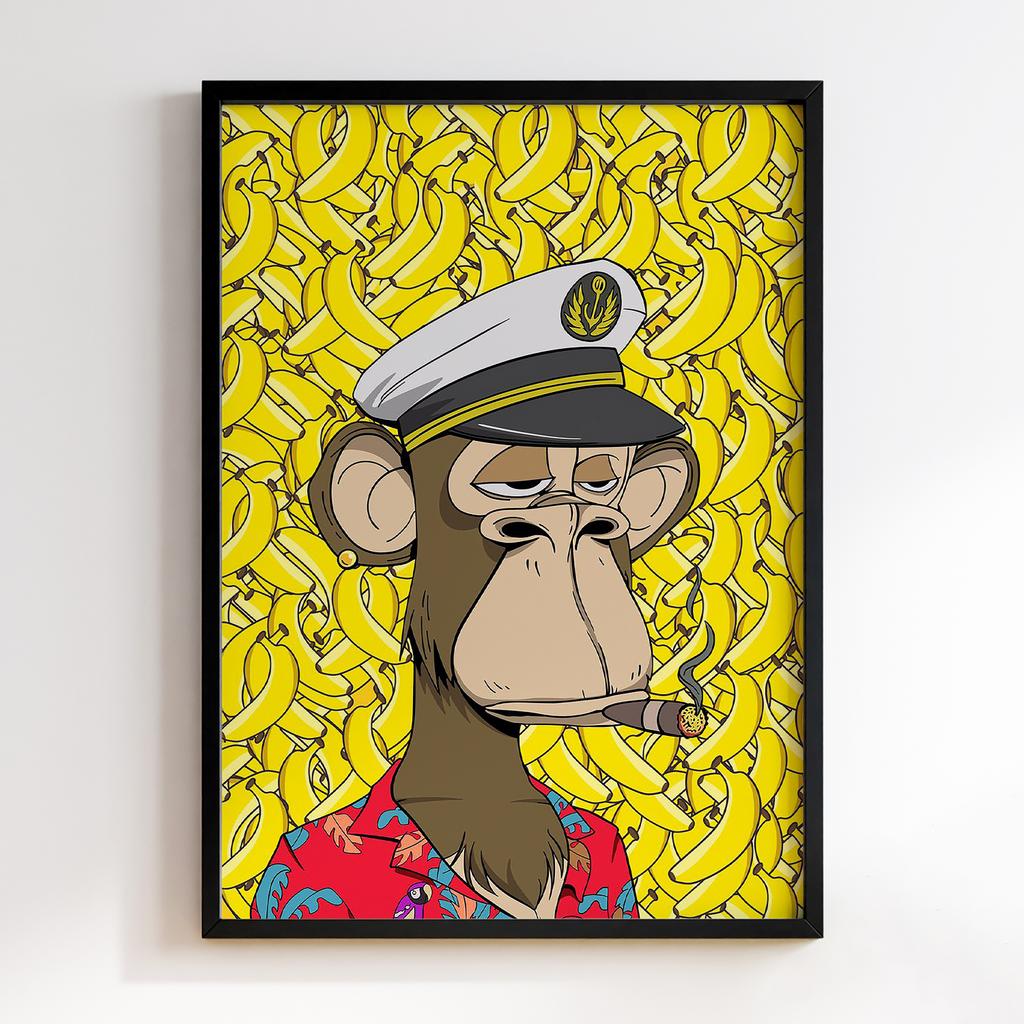 Постер Graffiti Pop-Art NFT Monkey GPA328
