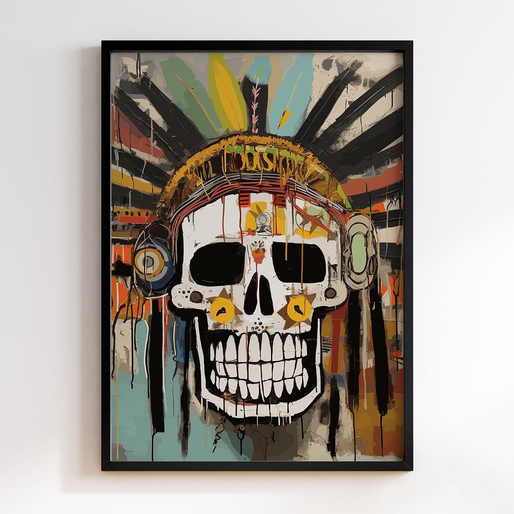 Постер Graffiti Pop-Art Skull GPA331