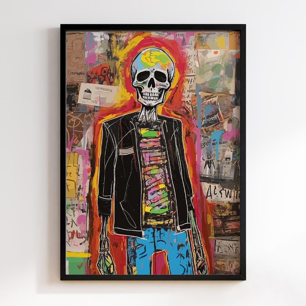 Постер Graffiti Pop-Art Skull GPA333
