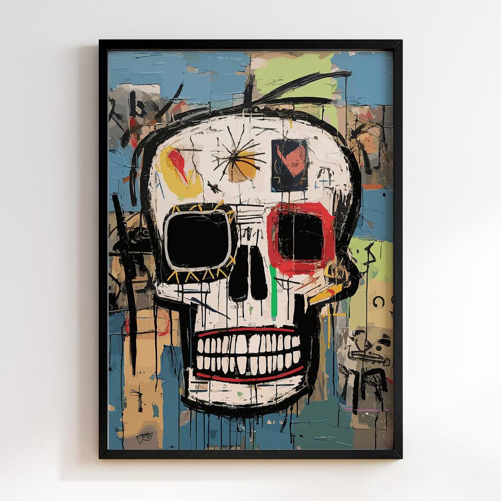 Постер Graffiti Pop-Art Skull GPA334