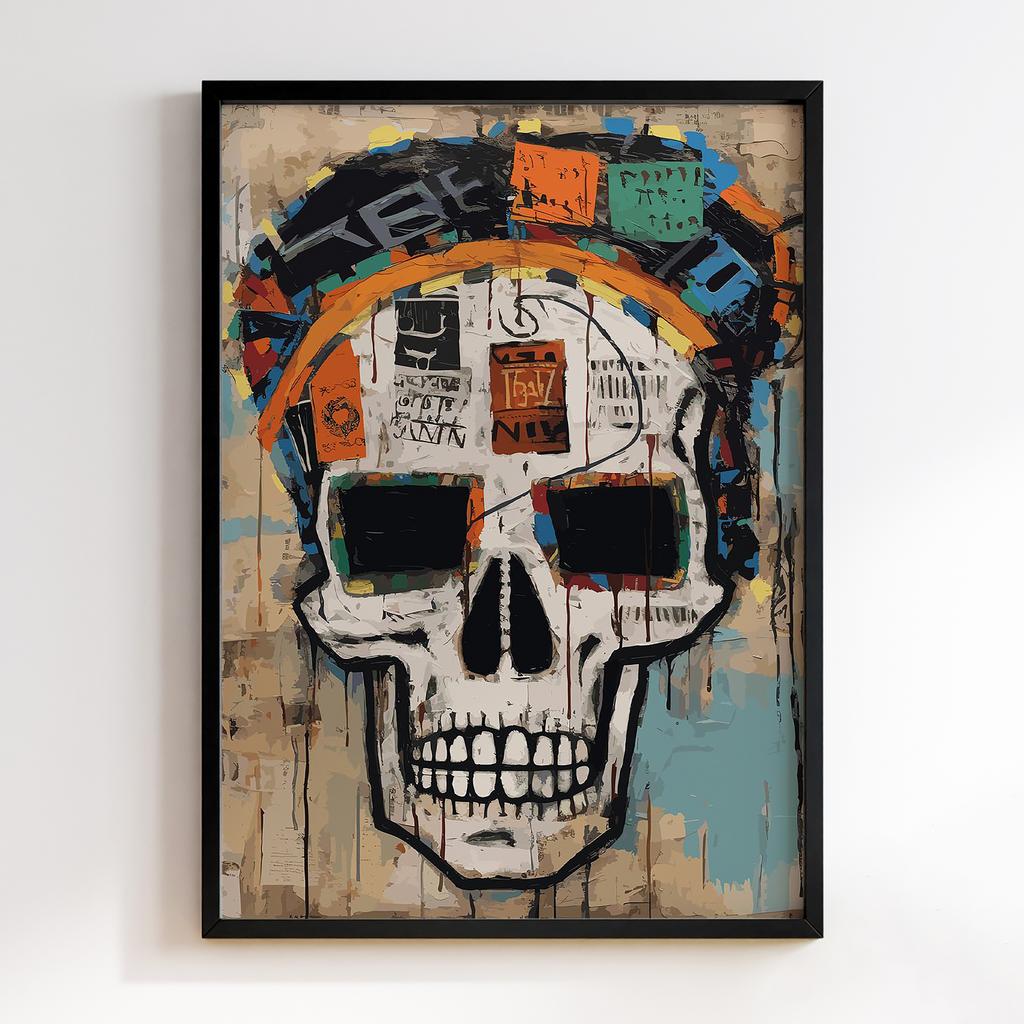 Постер Graffiti Pop-Art Skull GPA337