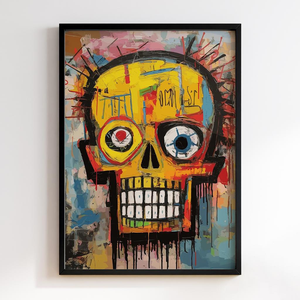 Постер Graffiti Pop-Art Skull GPA340