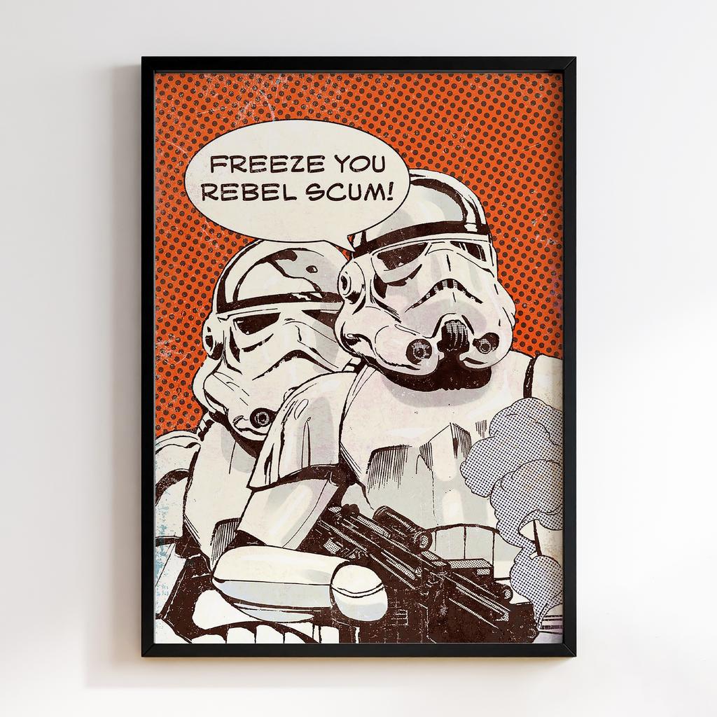 Постер Graffiti Pop-Art Star Wars GPA357