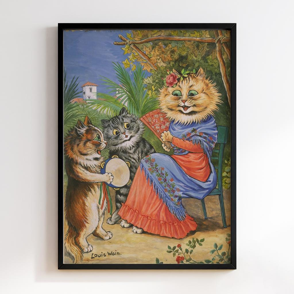 Постер Луїс Вейн (Louis William Wain) LW011