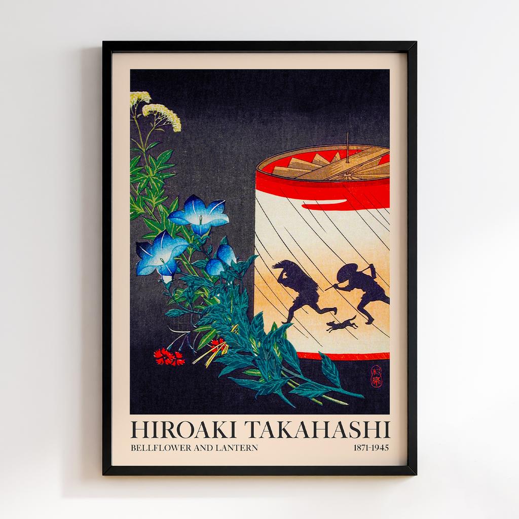 Постер Хіроакі Шьотей Такахасі Hiroaki Takahashi Bellflower and Lantern 1871–1945 #2