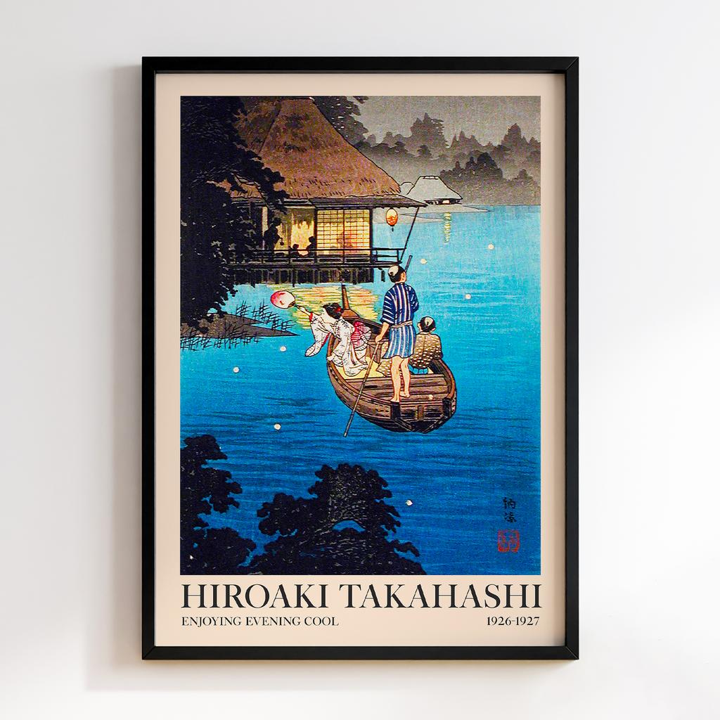 Постер Хіроакі Шьотей Такахасі Enjoying Evening Cool 1926–1927 #2