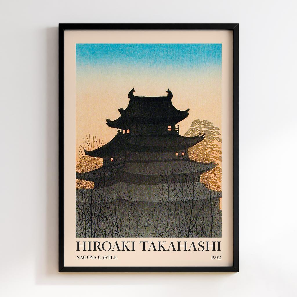 Постер Хіроакі Шьотей Такахасі Nagoya Castle (1932)