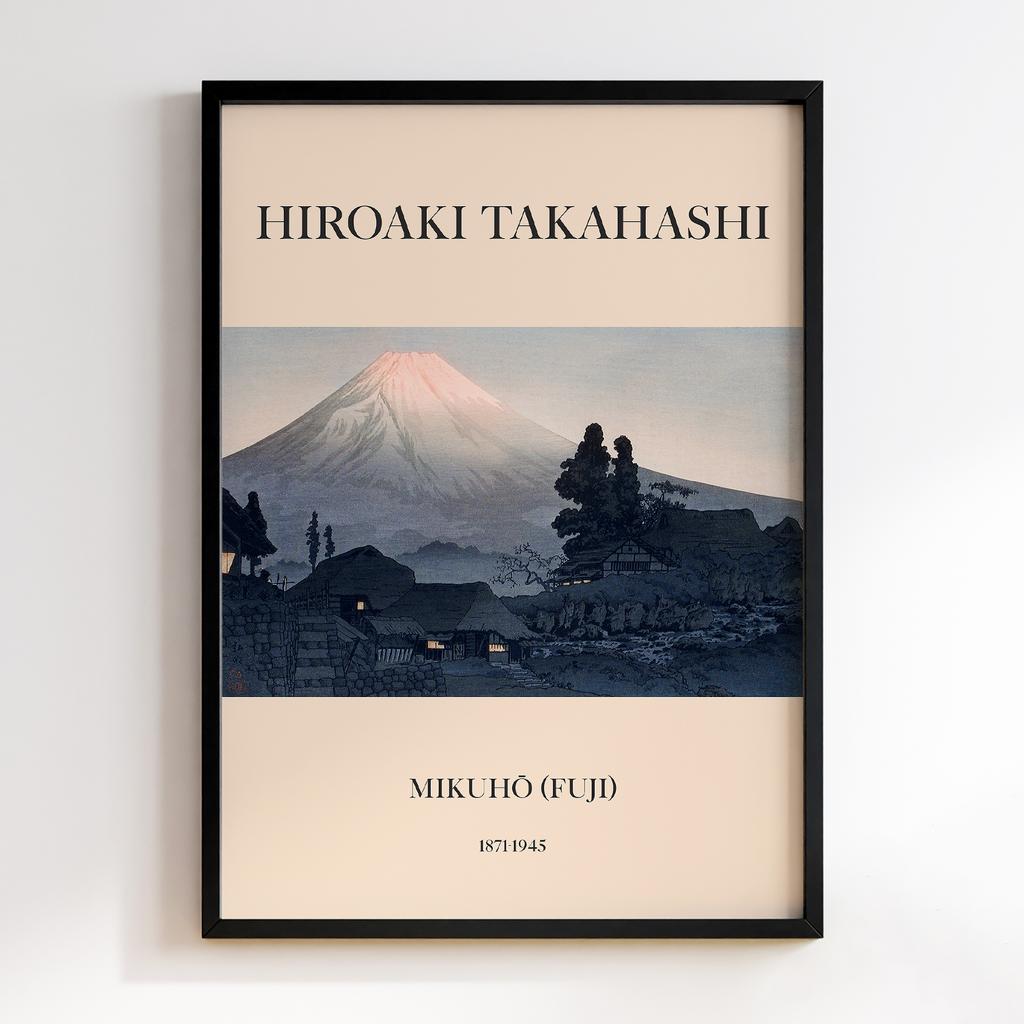 Постер Хіроакі Шьотей Такахасі Mount Fuji From Mizukubo (1932)