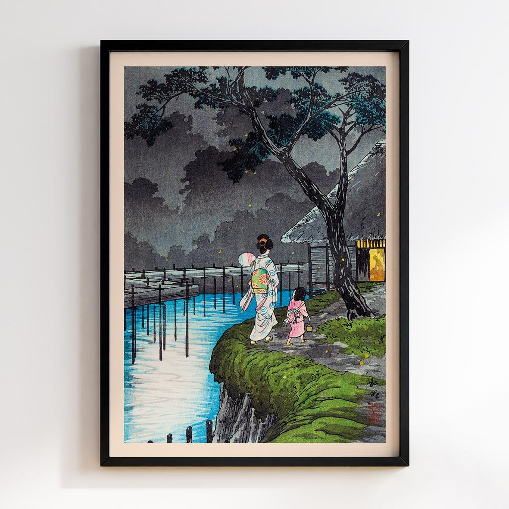 Постер Хіроакі Шьотей Такахасі Moon at Sekiguchi (1936) #1