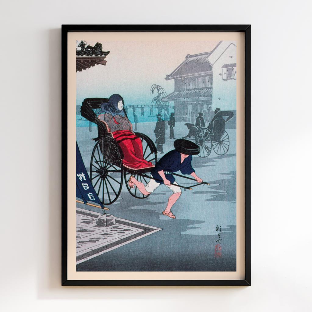 Постер Хіроакі Шьотей Такахасі Morning Haze (1871–1945) 01