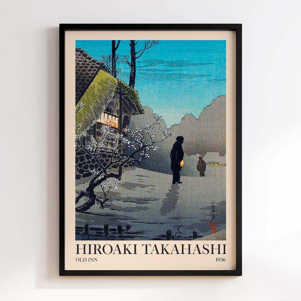Постер Хіроакі Шьотей Такахасі Old Inn (1936) #2