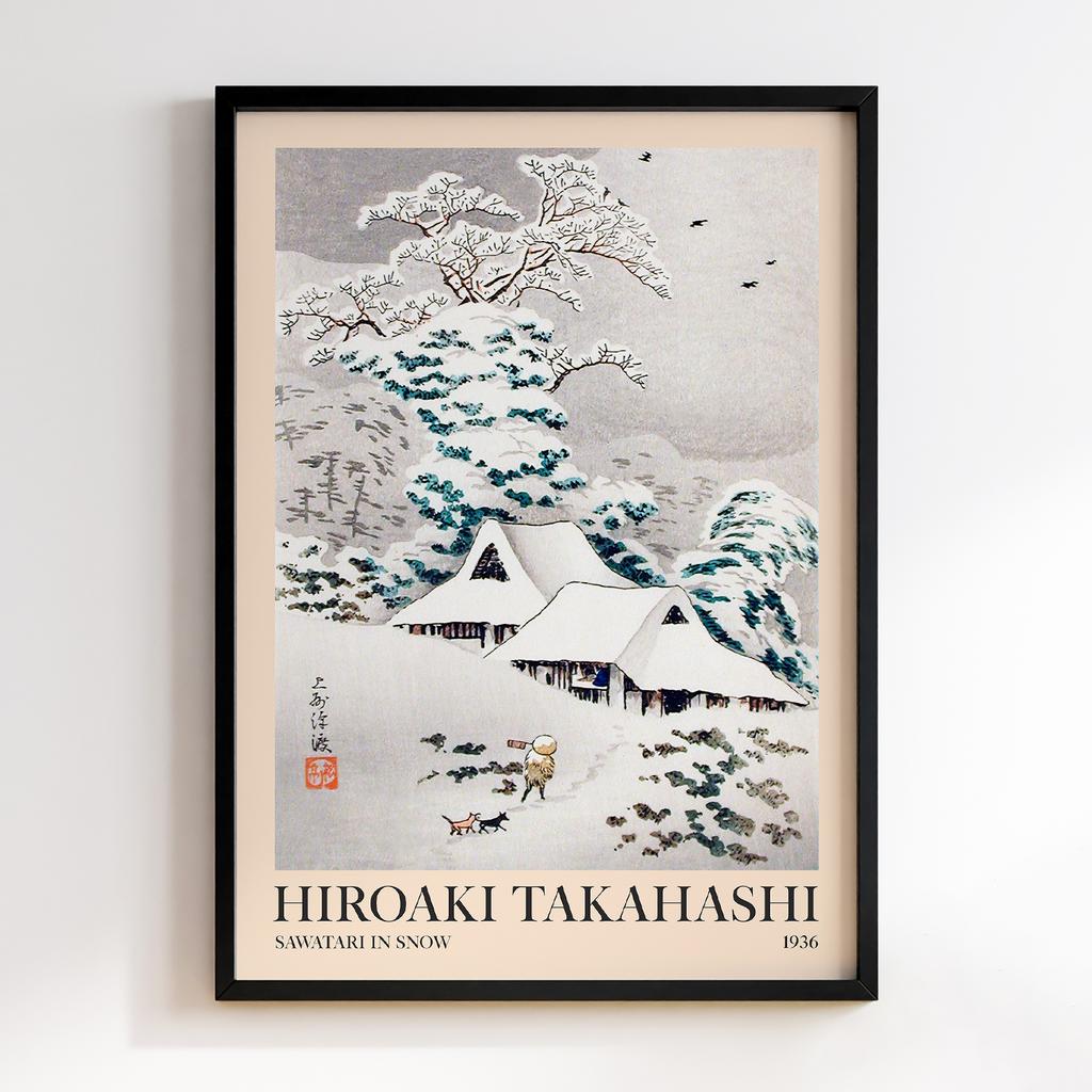Постер Хіроакі Шьотей Такахасі Hiroaki Takahashi Sawatari in Snow (1936) #1