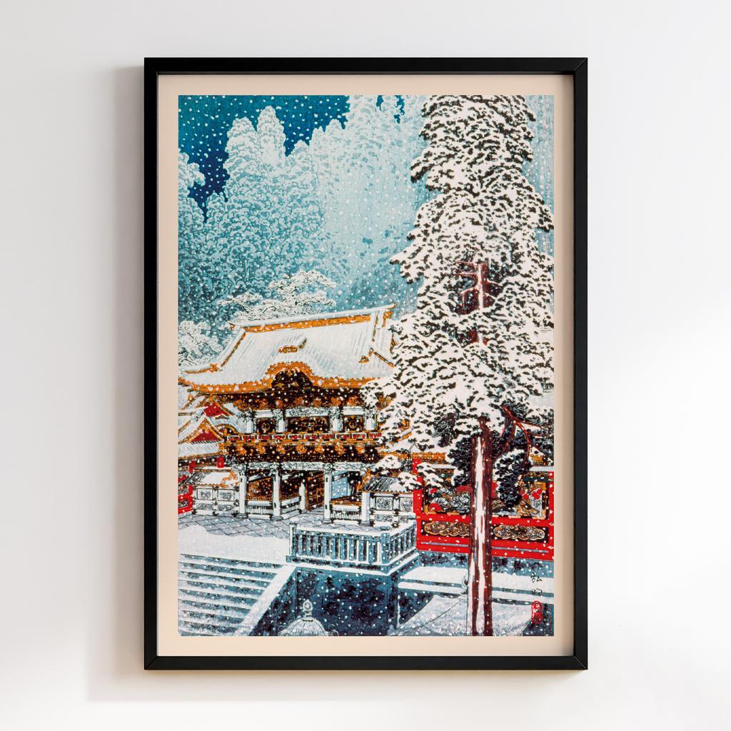 Постер Хіроакі Шьотей Такахасі Hiroaki Takahashi The Yōmei Gate at Nikkō (1929–1932) #1