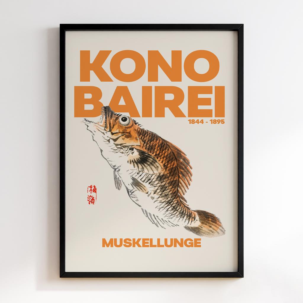 Постер Kono Bairei Muskellunge #1