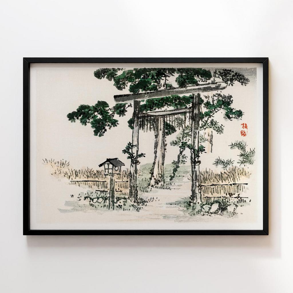 Постер Kono Bairei Shrine Gate