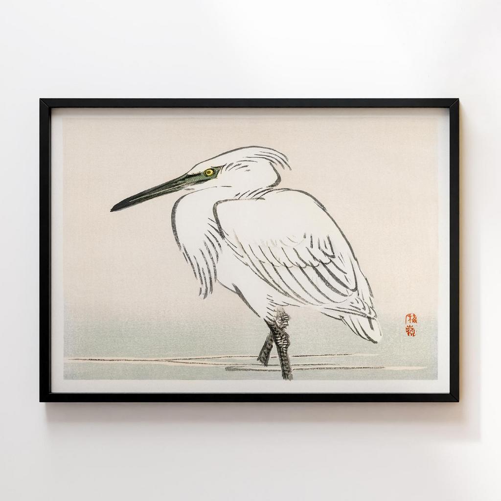 Постер Kono Bairei Snowy Egret