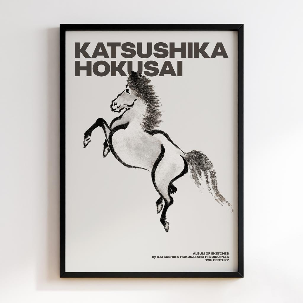 Постер Katsushika Hokusai Horse
