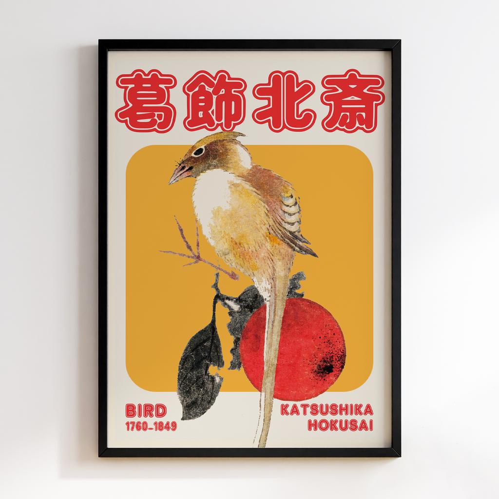 Постер Katsushika Hokusai Bird