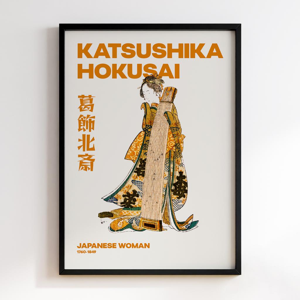 Постер Katsushika Hokusai Japanese Woman (1760-1849) #01