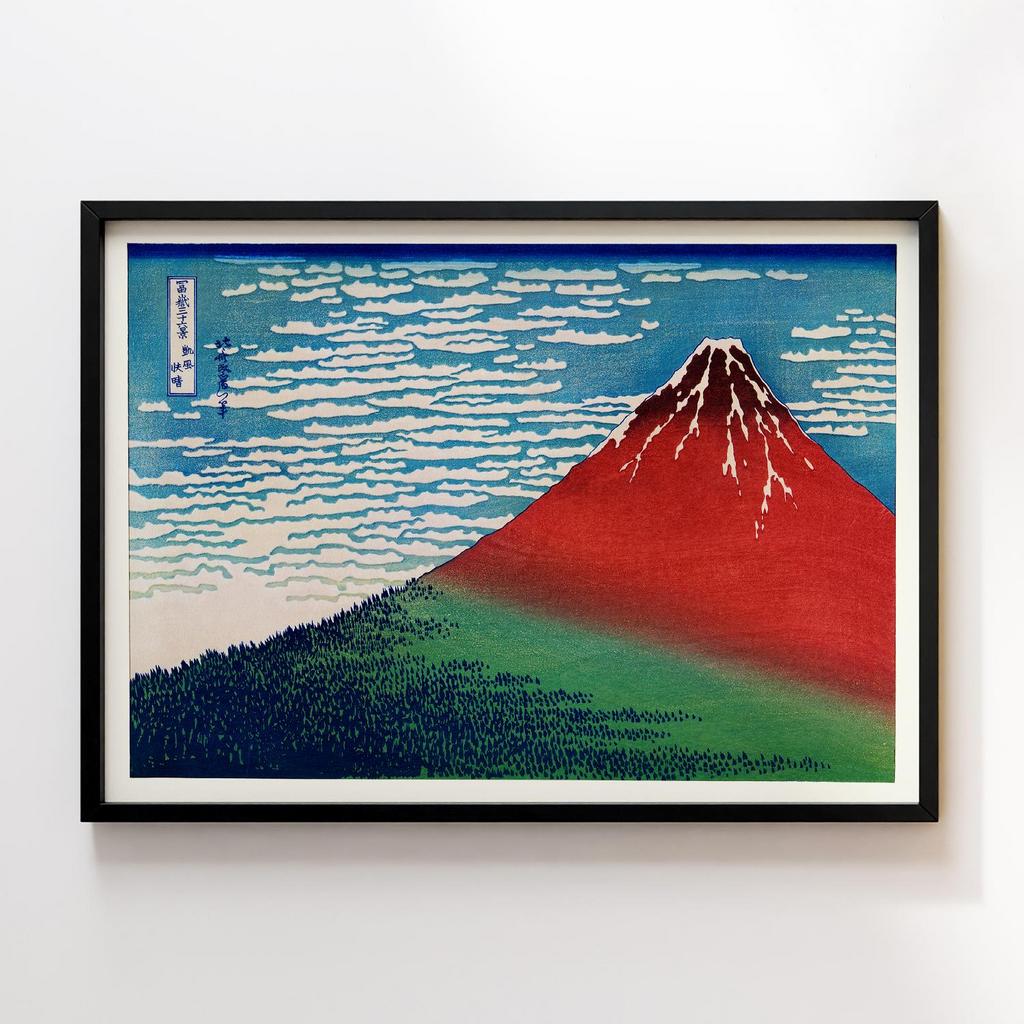 Постер Katsushika Hokusai Fine Wind, Clear Morning (1760-1849) #02