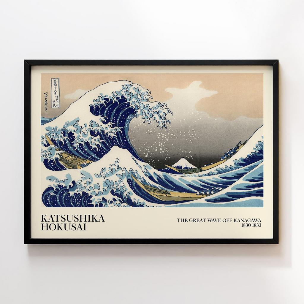 Постер Katsushika Hokusai The Great Wave off Kanagawa #01
