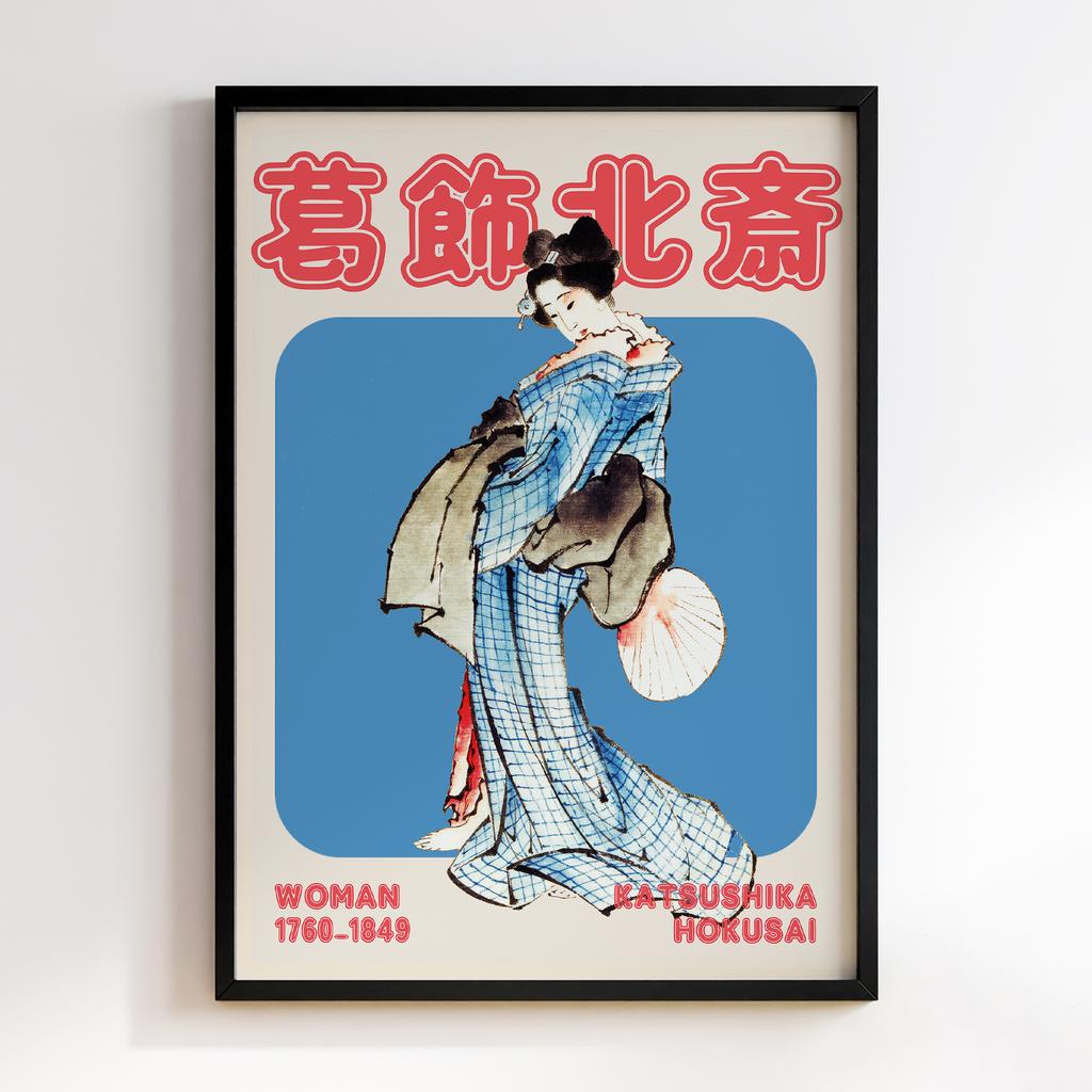 Постер Katsushika Hokusai Woman