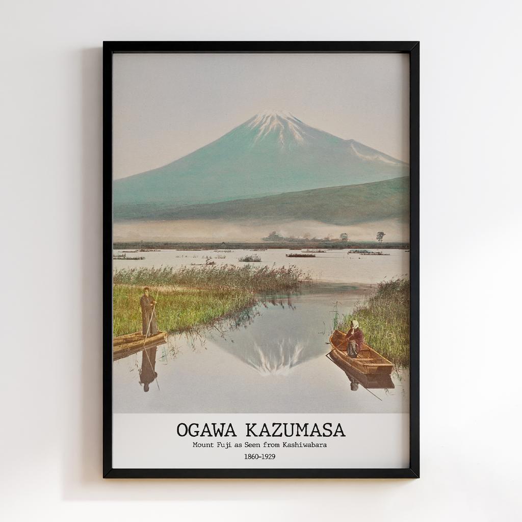 Постер Ogawa Kazumasa Mount Fuji as Seen from Kashiwabara