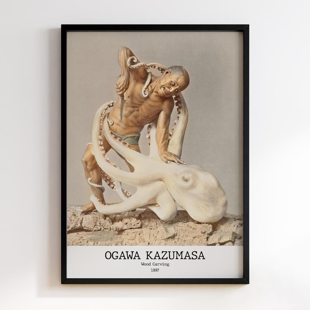 Постер Ogawa Kazumasa Wood Carving