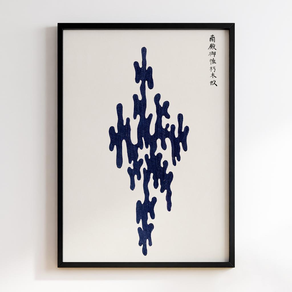 Постер Japanese Vintage Original Woodblock Print from Yatsuo no Tsubaki (1860-1869) by Taguchi Tomoki #083