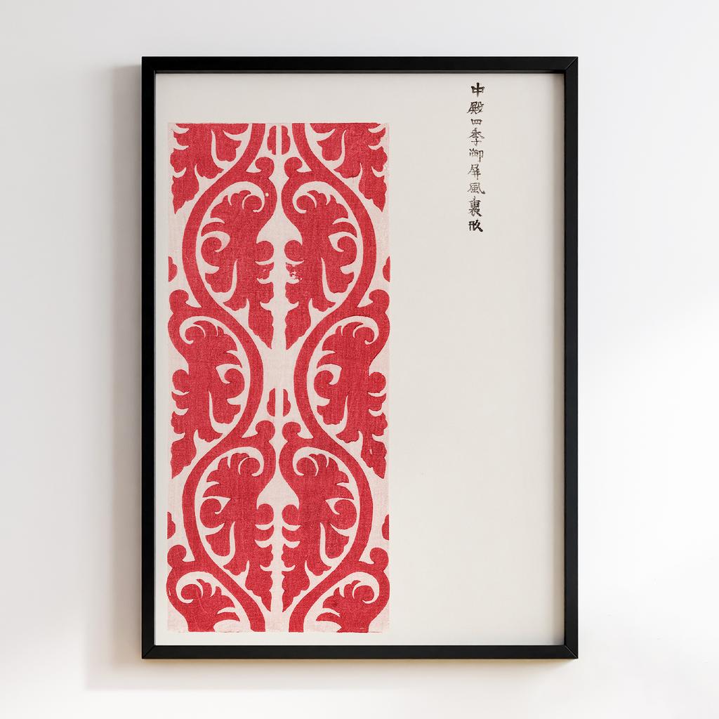 Постер Japanese Vintage Original Woodblock Print from Yatsuo no Tsubaki (1860-1869) by Taguchi Tomoki #073