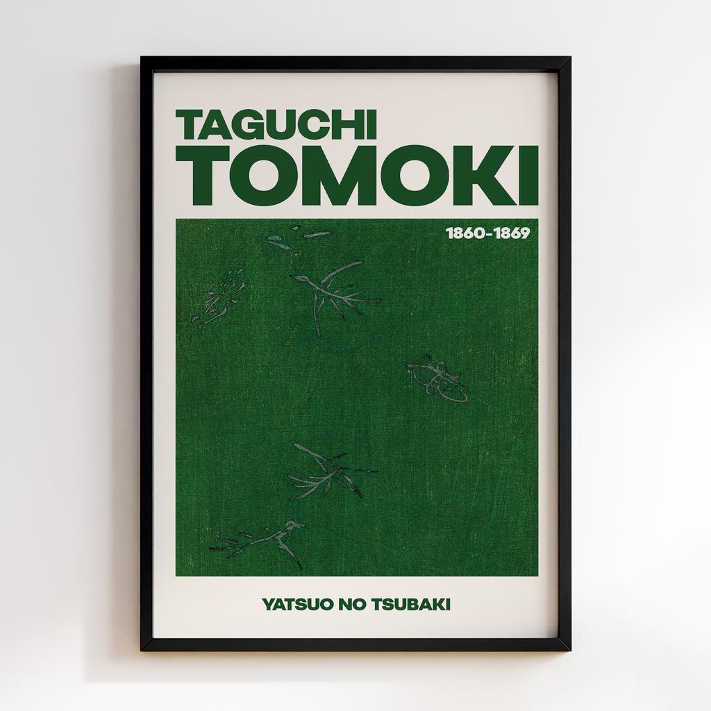 Постер Japanese Vintage Original Woodblock Print from Yatsuo no Tsubaki (1860-1869) by Taguchi Tomoki #061