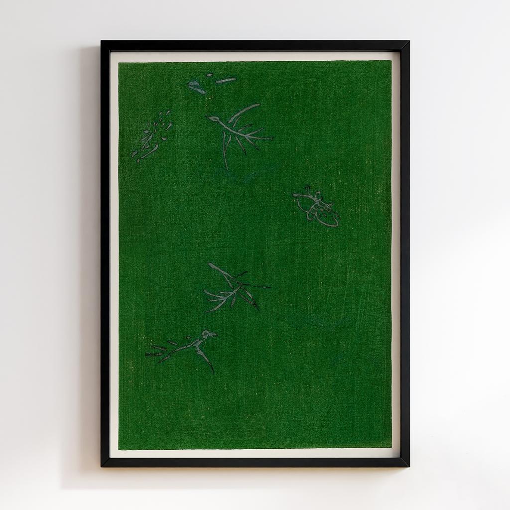 Постер Japanese Vintage Original Woodblock Print from Yatsuo no Tsubaki (1860-1869) by Taguchi Tomoki #060