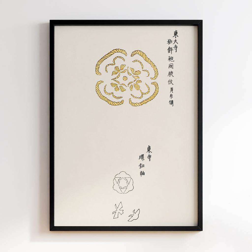 Постер Japanese Vintage Original Woodblock Print from Yatsuo no Tsubaki (1860-1869) by Taguchi Tomoki #039