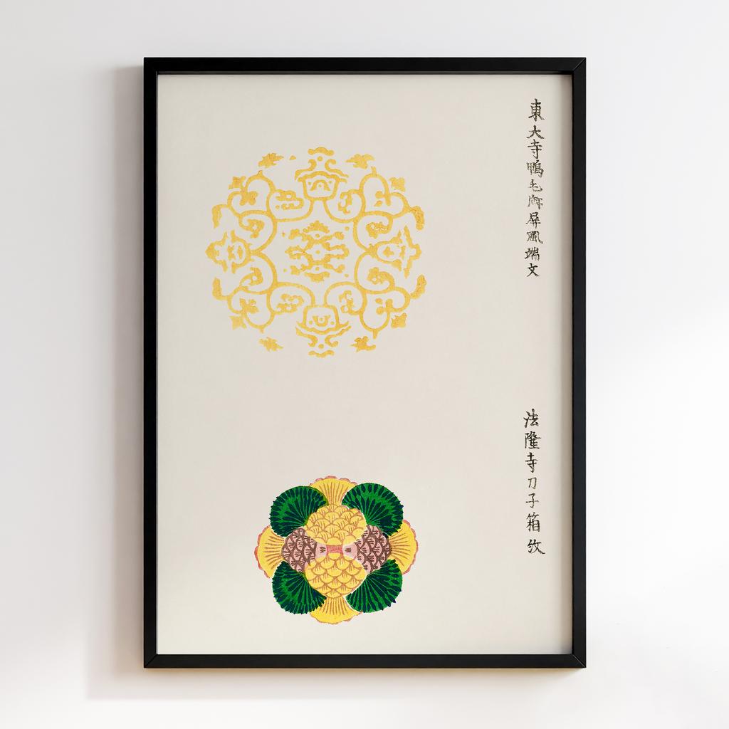 Постер Japanese Vintage Original Woodblock Print from Yatsuo no Tsubaki (1860-1869) by Taguchi Tomoki #008