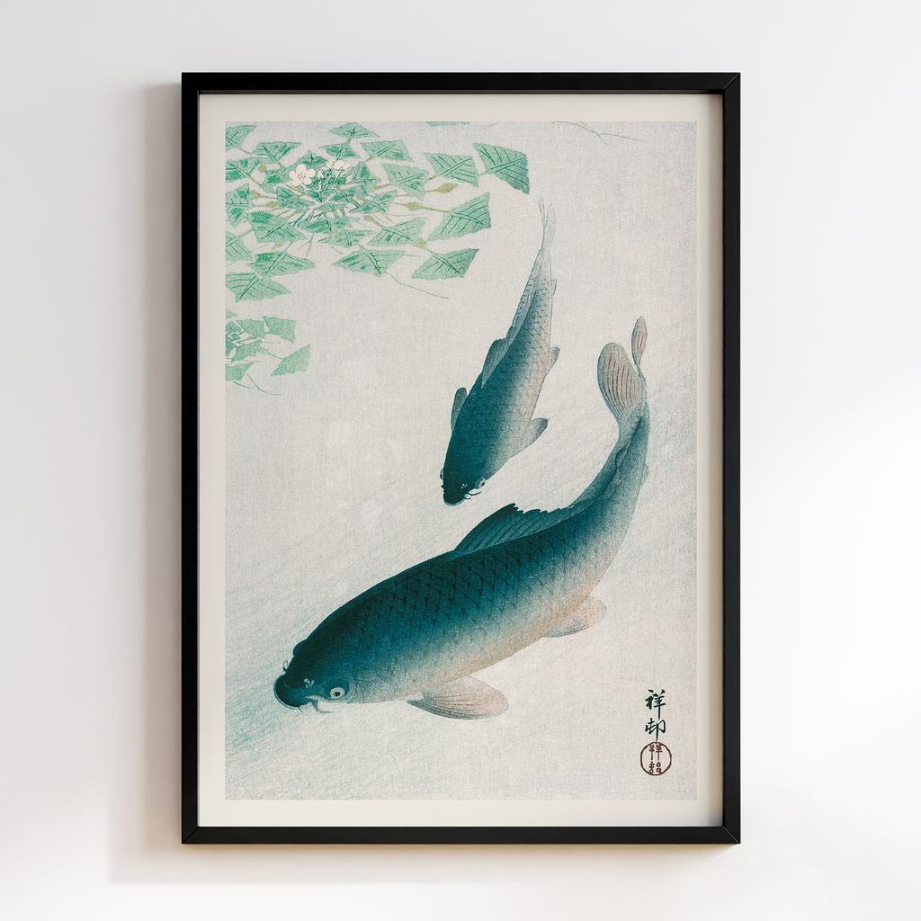 Постер Carp or Koi (1926) by Ohara Koson