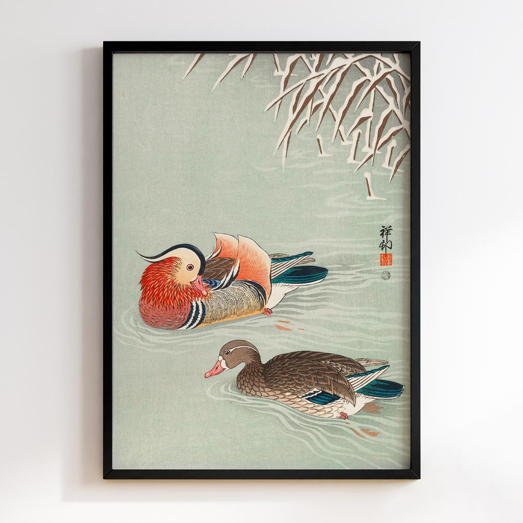 Постер Mandarin ducks (1925 - 1936) by Ohara Koson (1877-1945)