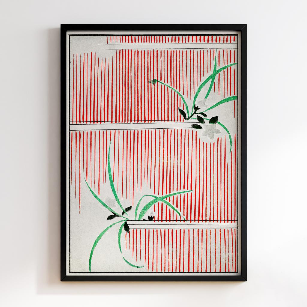 Постер Morning glory illustration by Watanabe Seitei