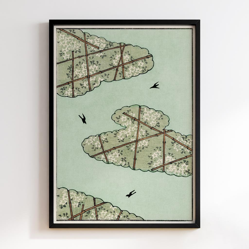 Постер Sky illustration by Watanabe Seitei #02