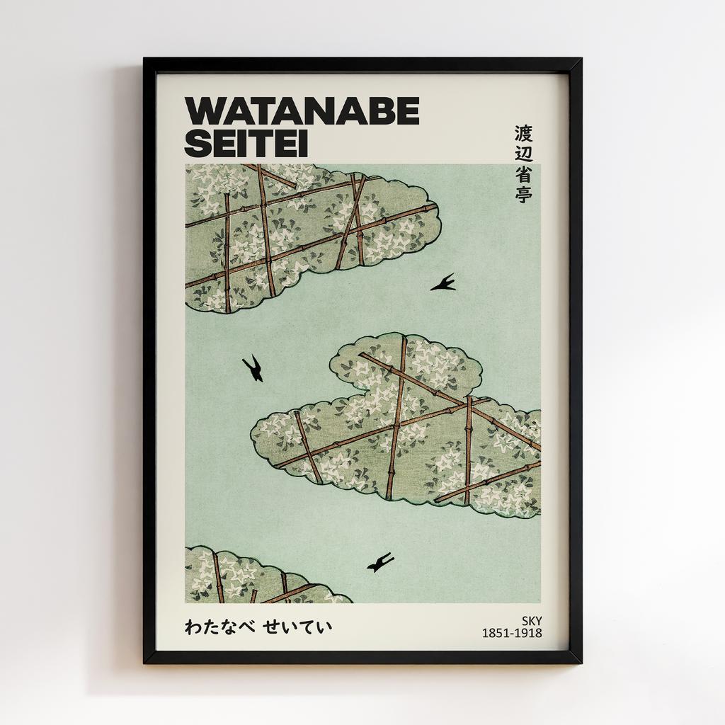 Постер Sky illustration by Watanabe Seitei