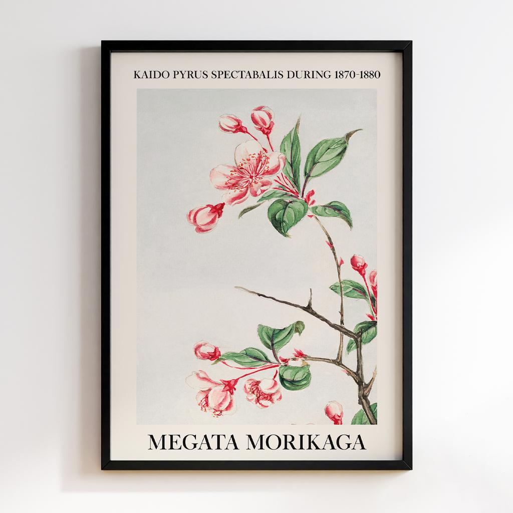 Постер Kaido pyrus spectabalis during 1870–1880 by Megata Morikaga #02