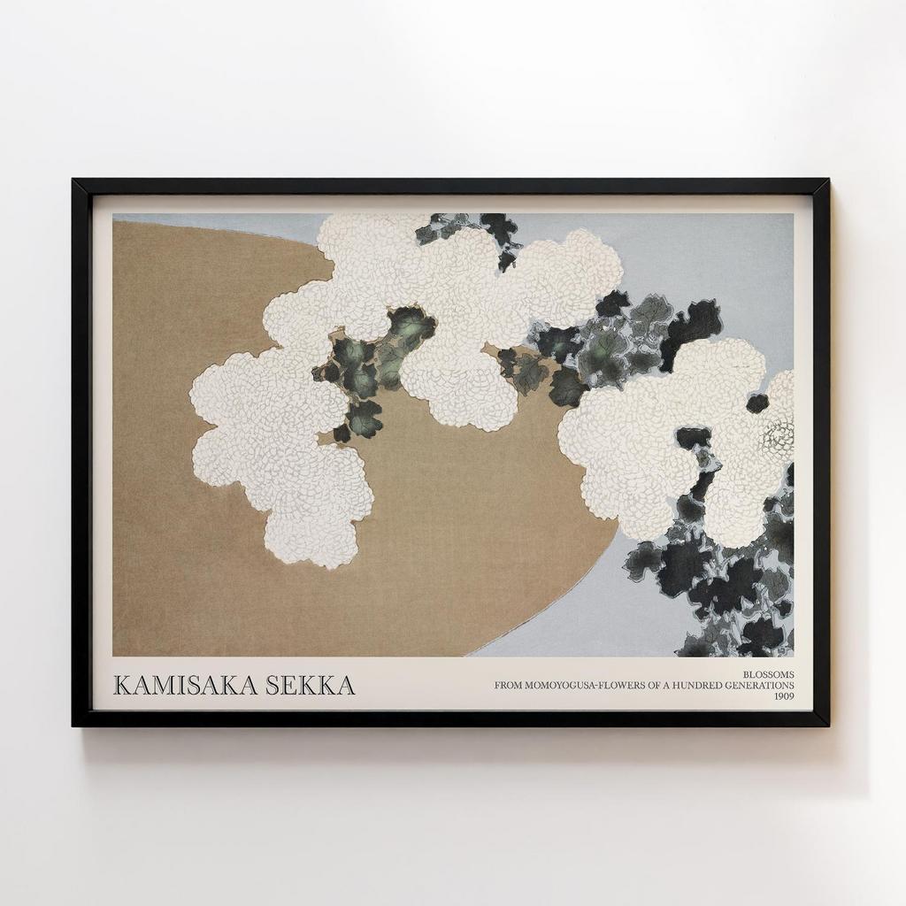 Постер Blossom from Momoyogusa–Flowers of a Hundred Generations (1909) by Kamisaka Sekka #2