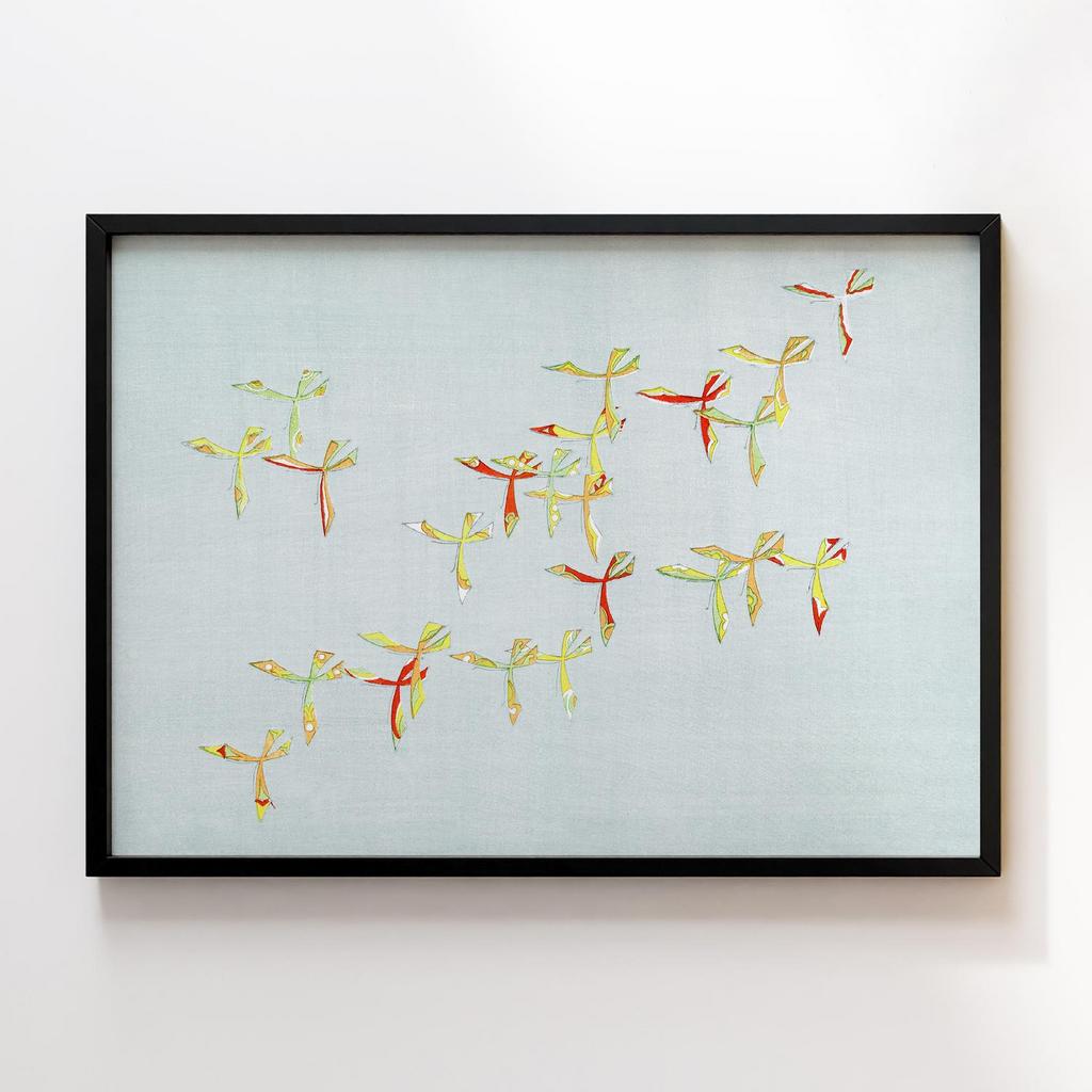 Постер Japanese butterfly by Kamisaka Sekka's Cho senshu (One Thousand Butterflies) 1904 #11