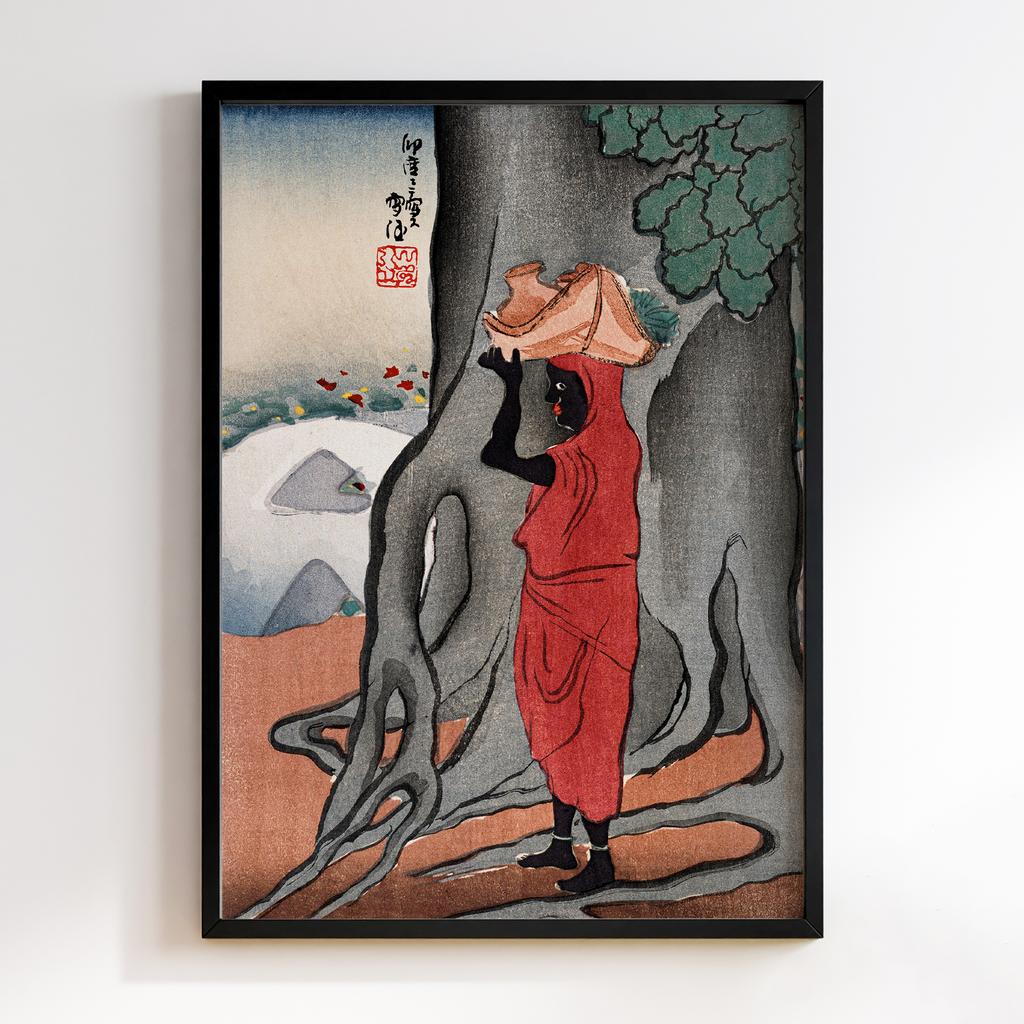 Постер Southern Islander, one of four (1920s) by Kamisaka Sekka #1