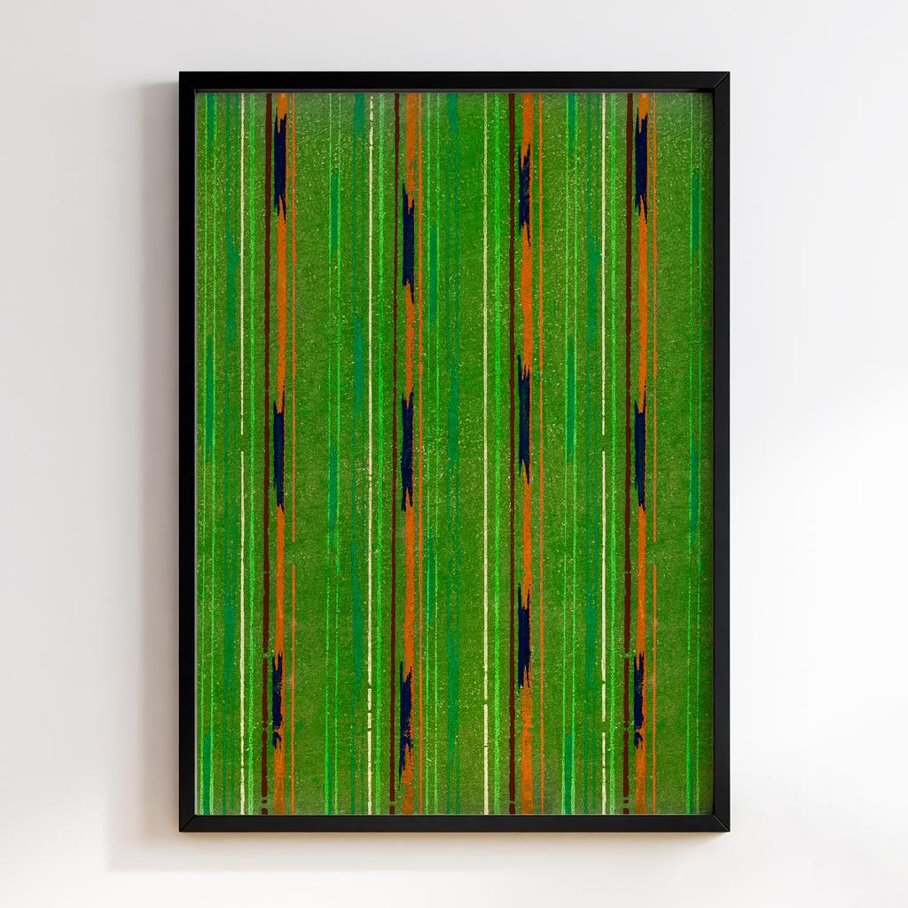 Постер Japanese woodblock patterns from Shima Shima 1904 by Furuya Korin #081