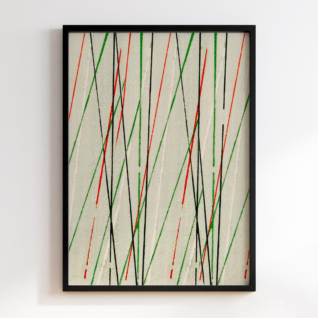 Постер Japanese woodblock patterns from Shima Shima 1904 by Furuya Korin #143