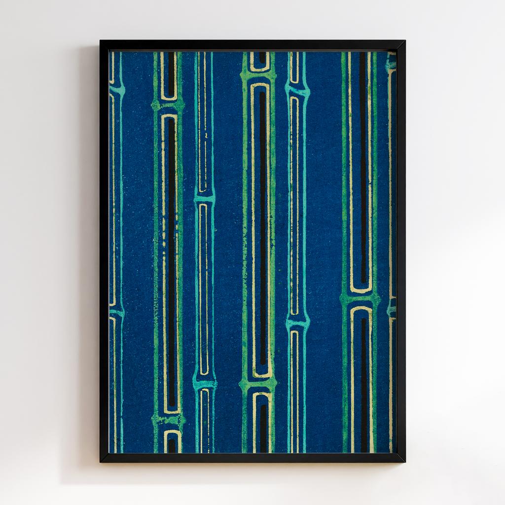 Постер Japanese woodblock patterns from Shima Shima 1904 by Furuya Korin #268