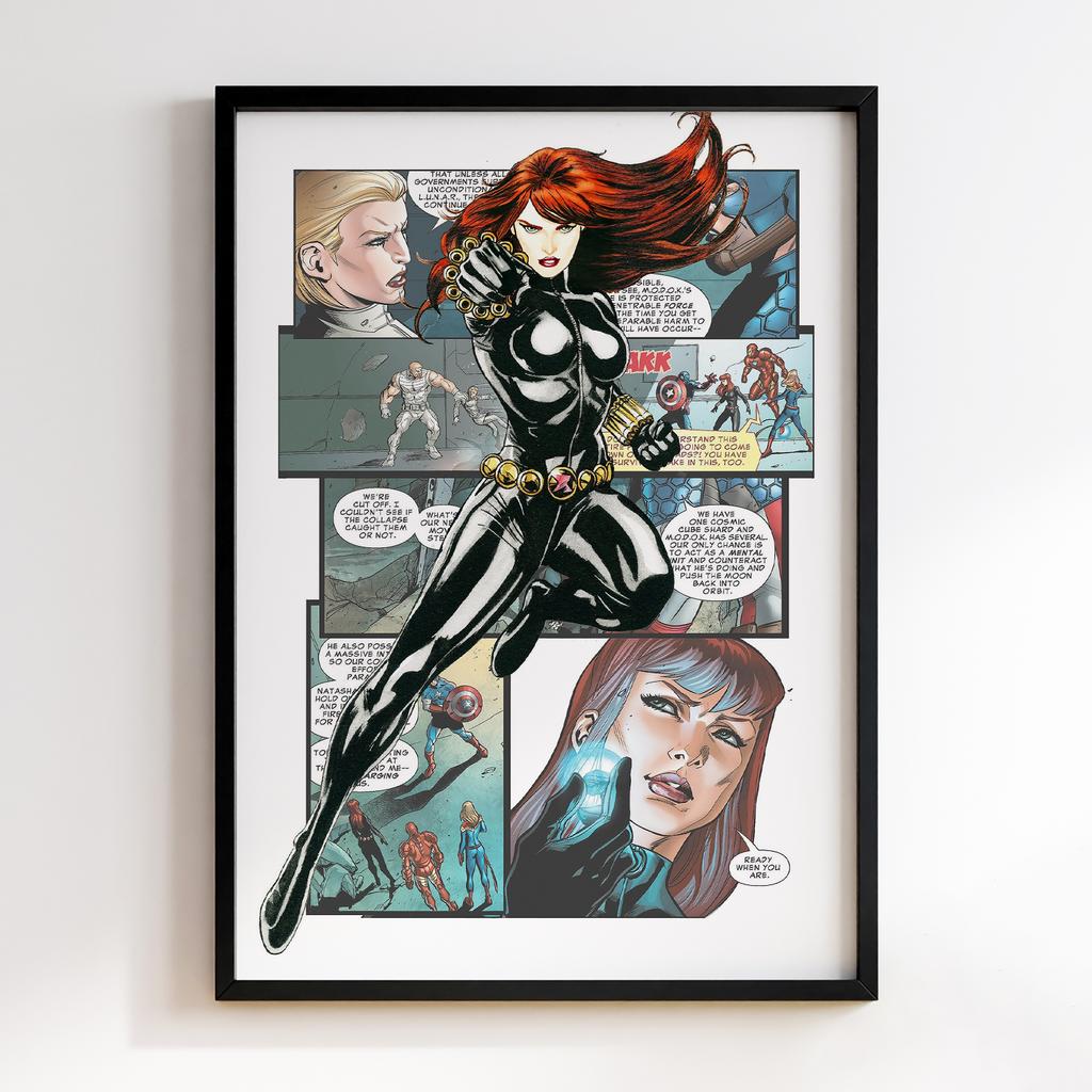 Постер Супергерої Коміксів Чорна Вдова