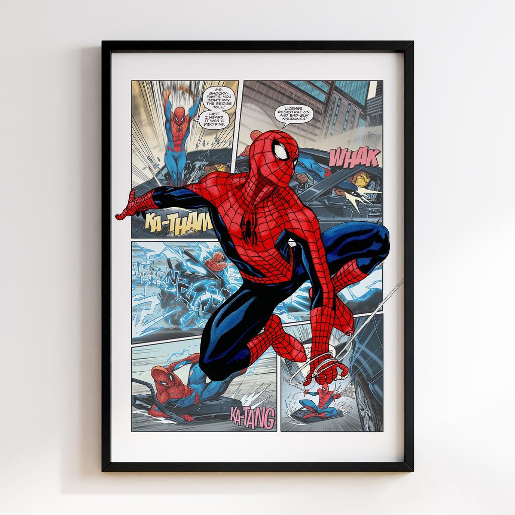 Постер Супергерої Коміксів Людина-Павук